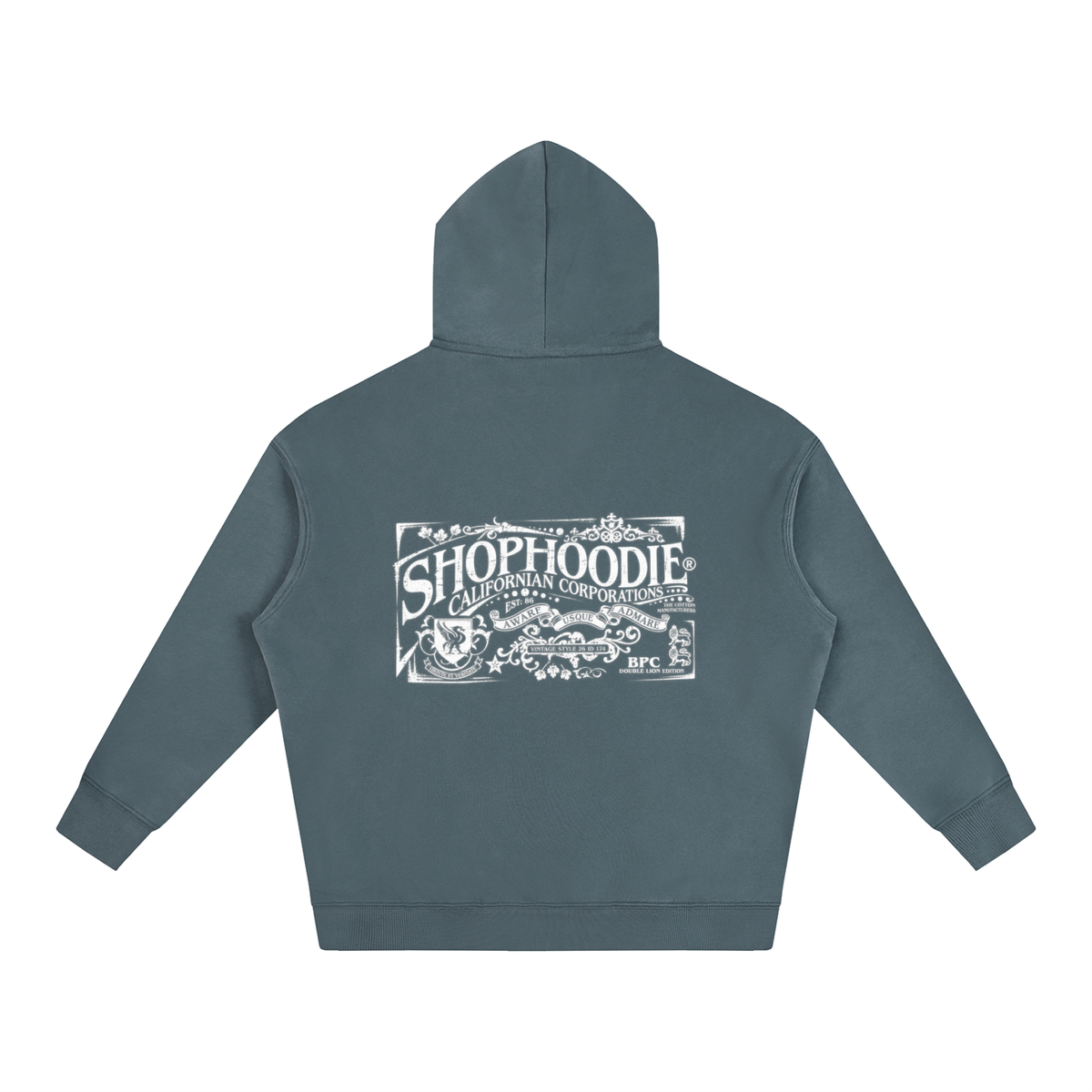 SHOPHOODIE® CALIFORNIA VARNAGE Oversized Fleeced Hoodie — 350 GSM
