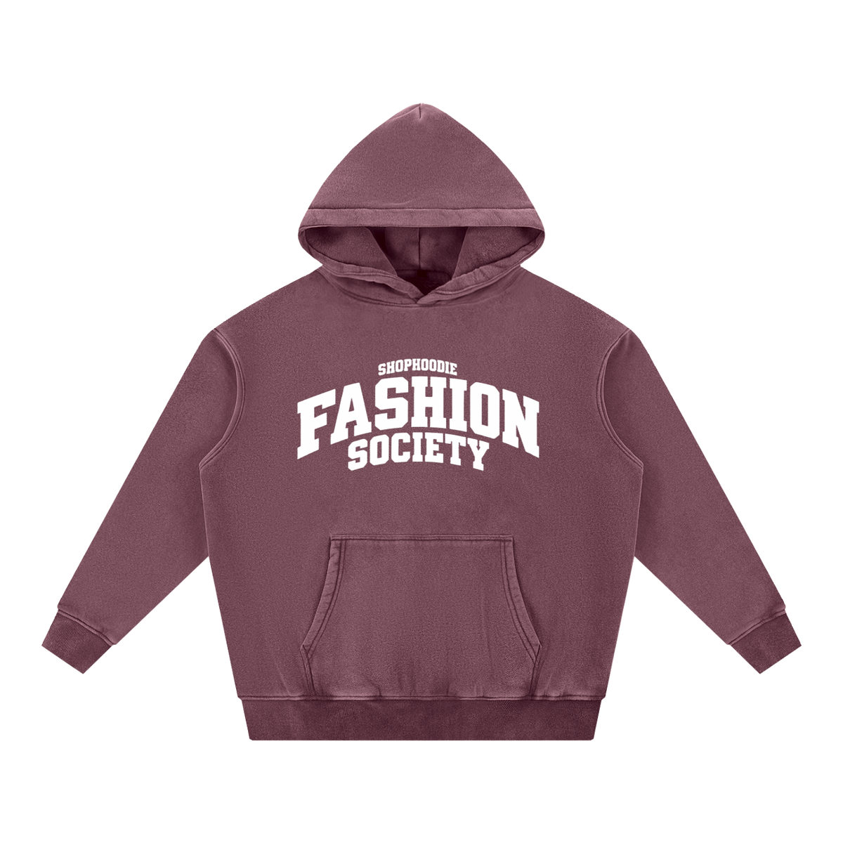 SHOPHOODIE® CAMPUS FASHION SOCIETY Fleece Oversized Hoodie — 355 GSM — view 15