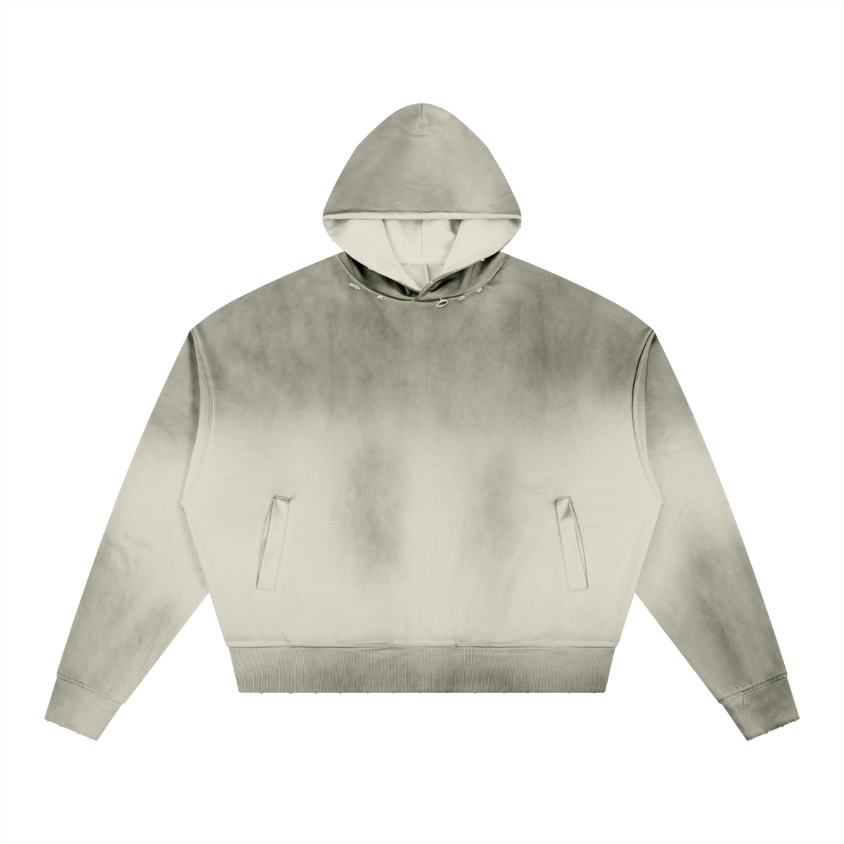 SHOPHOODIE® BLANK Sunfade Distressed Boxy Hoodie — 370 GSM product image 3