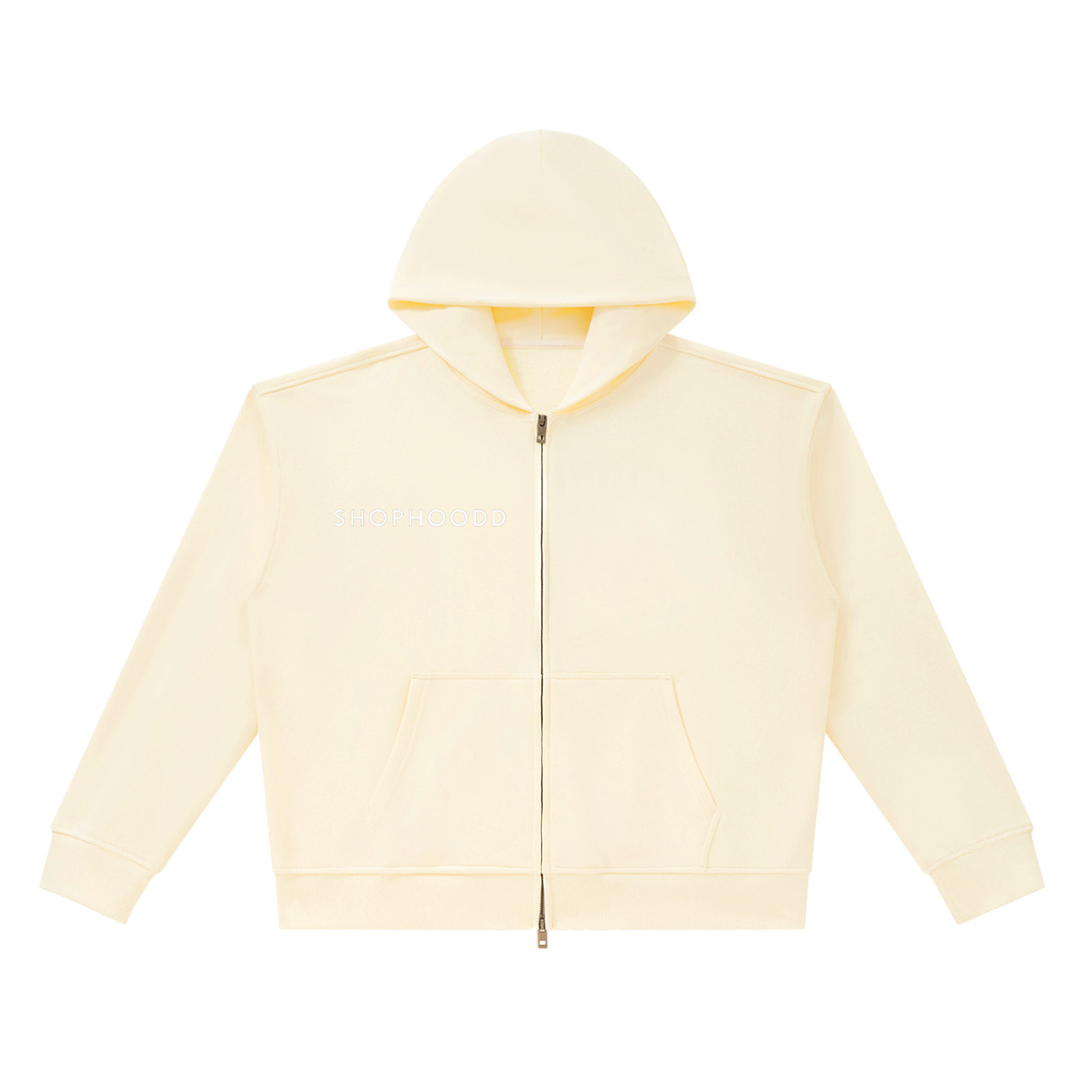 SHOPHOODIE® LONDON SHOPHOODD 420 GSM heavyweight boxy full-zip hoodie — product image 3