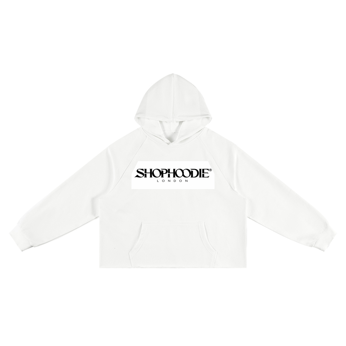 SHOPHOODIE® LONDON DROP 01 Vintage Wash Raw Edge Boxy Hoodie — 350 GSM — view 3
