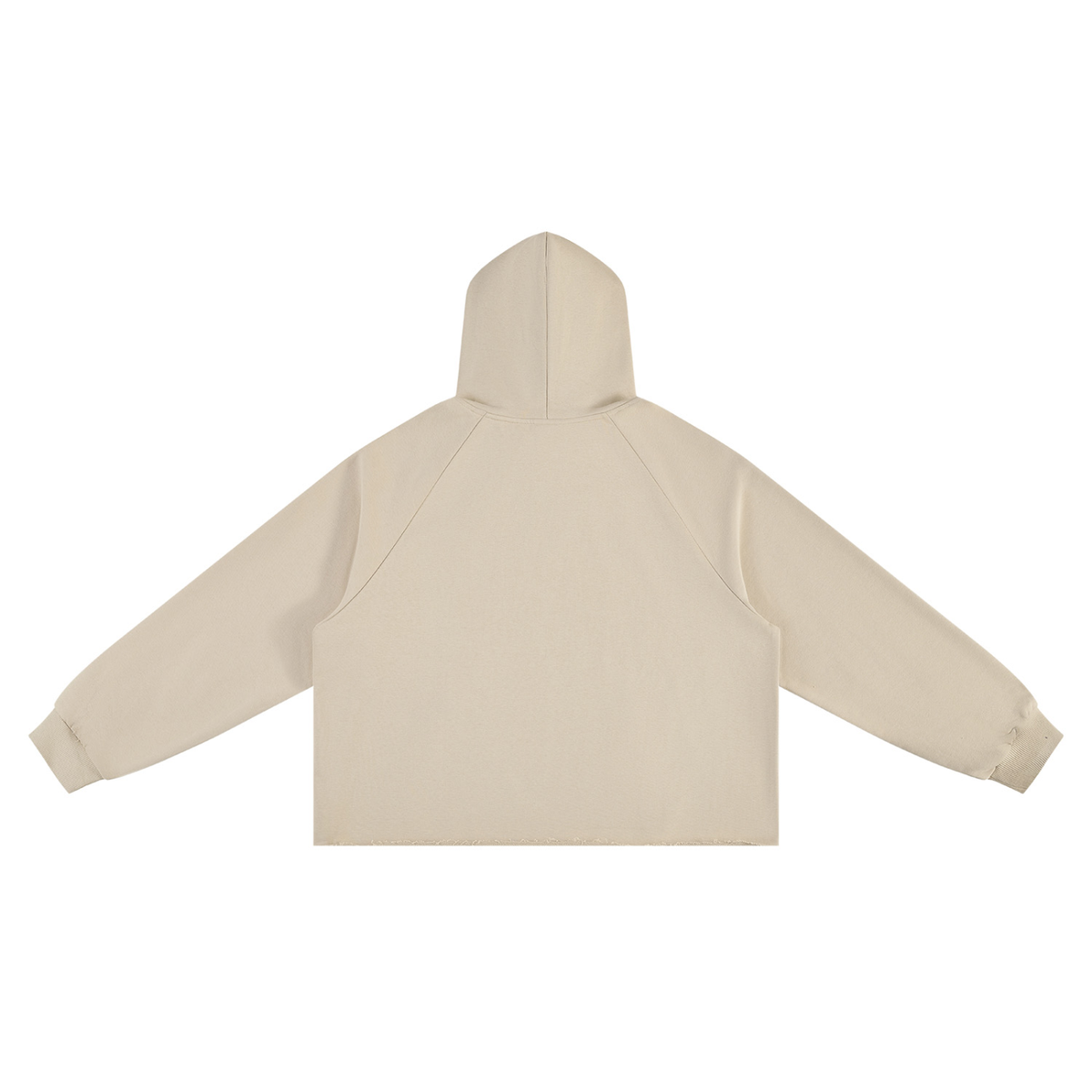 SHOPHOODIE® LONDON DROP 01 Vintage Wash Raw Edge Boxy Hoodie — 350 GSM — view 6