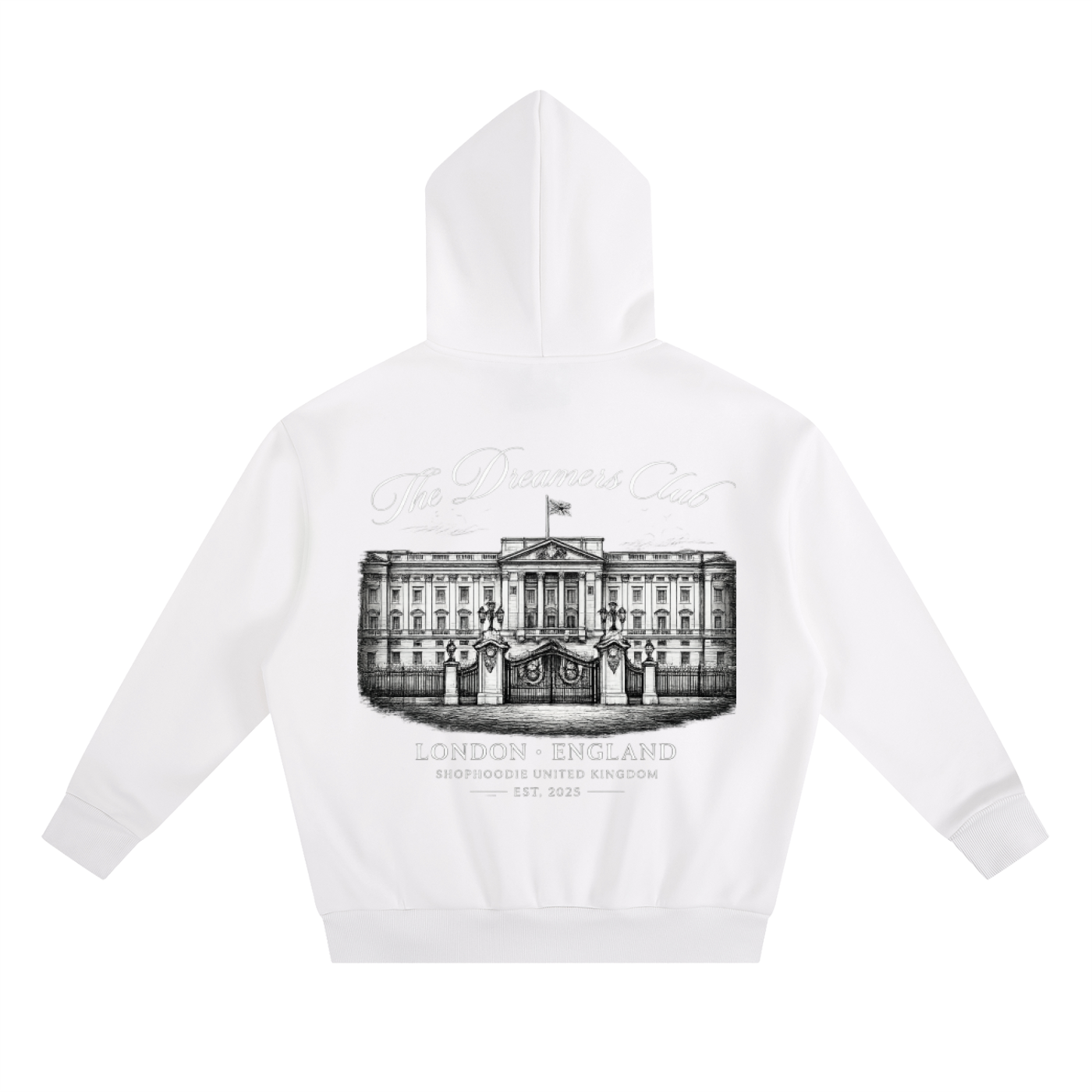Essential Heavyweight Boxy Fleece Dreamers Club Hoodie by Shop Hoodie