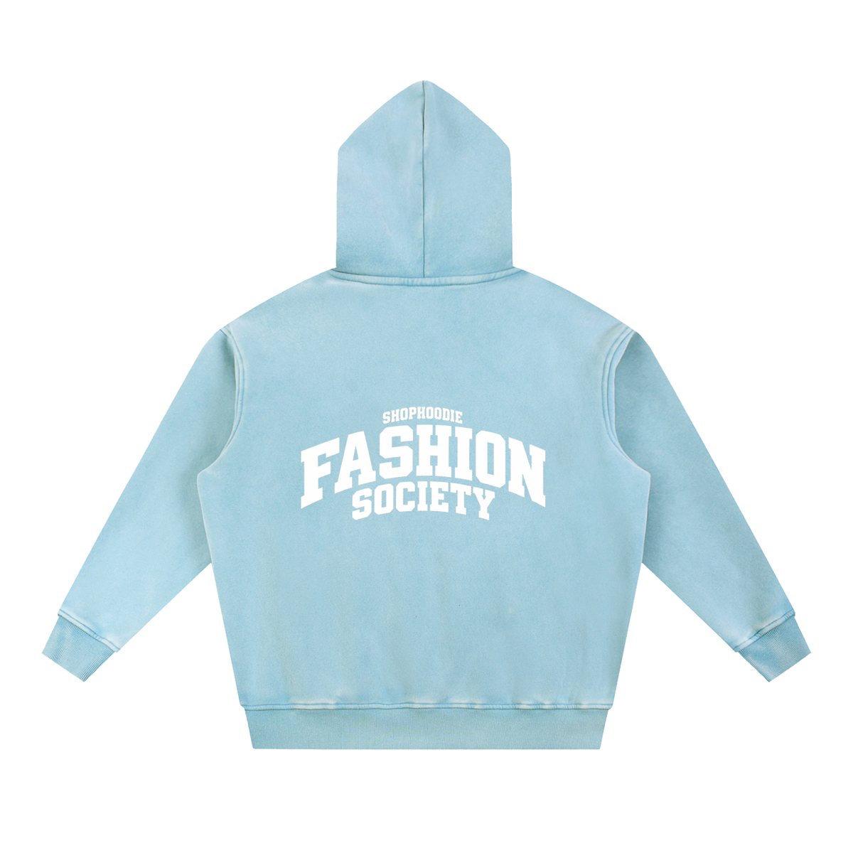 SHOPHOODIE® CAMPUS FASHION SOCIETY Fleece Oversized Hoodie — 355 GSM — view 8