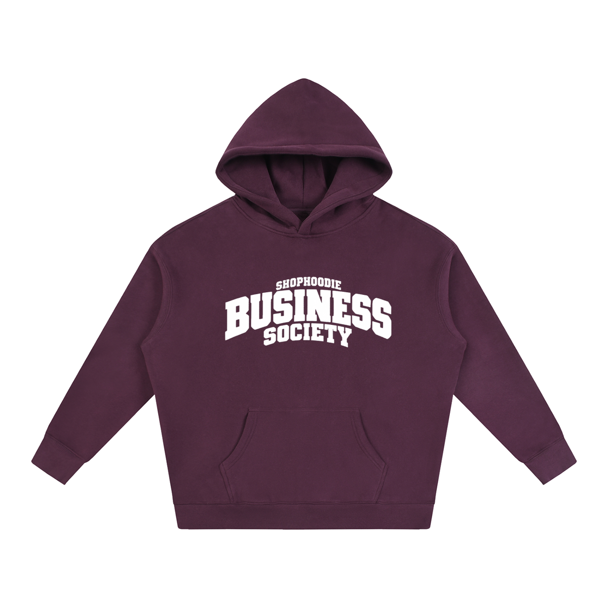 SHOPHOODIE® CAMPUS BUSINESS SOCIETY Oversized Fleece Hoodie — 350 GSM — view 47