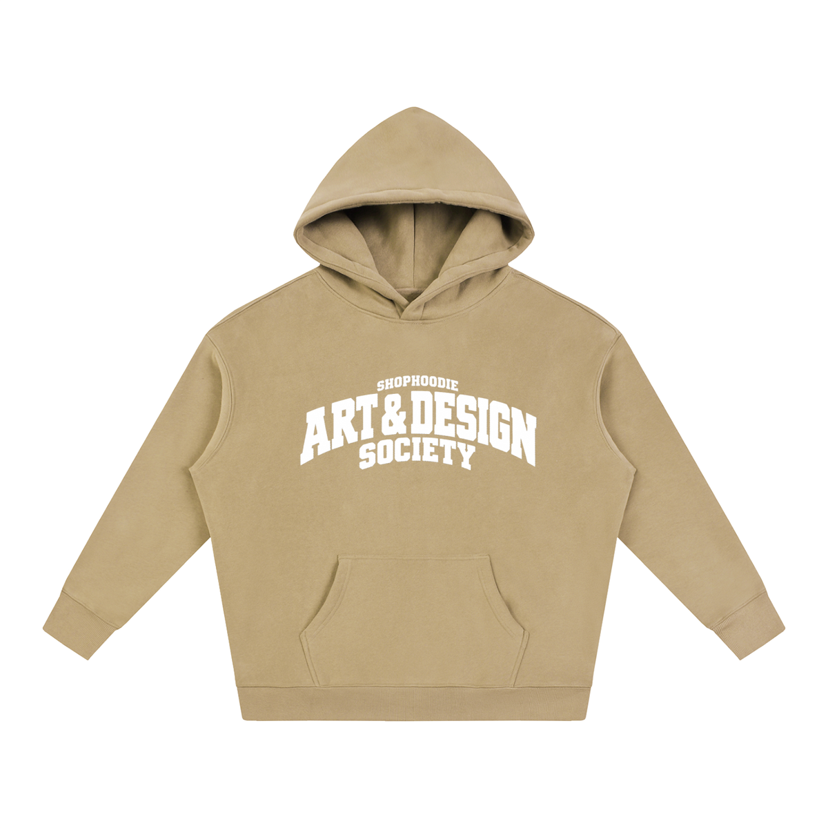 SHOPHOODIE® CAMPUS ART & DESIGN SOCIETY Oversized Fleece Hoodie — 350 GSM — view 9
