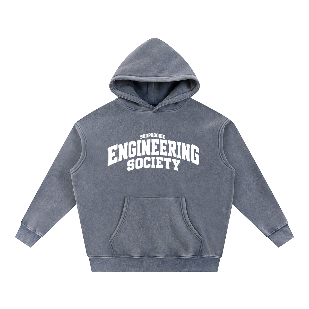 SHOPHOODIE® CAMPUS ENGINEERING SOCIETY Fleece Oversized Hoodie — 355 GSM — view 9