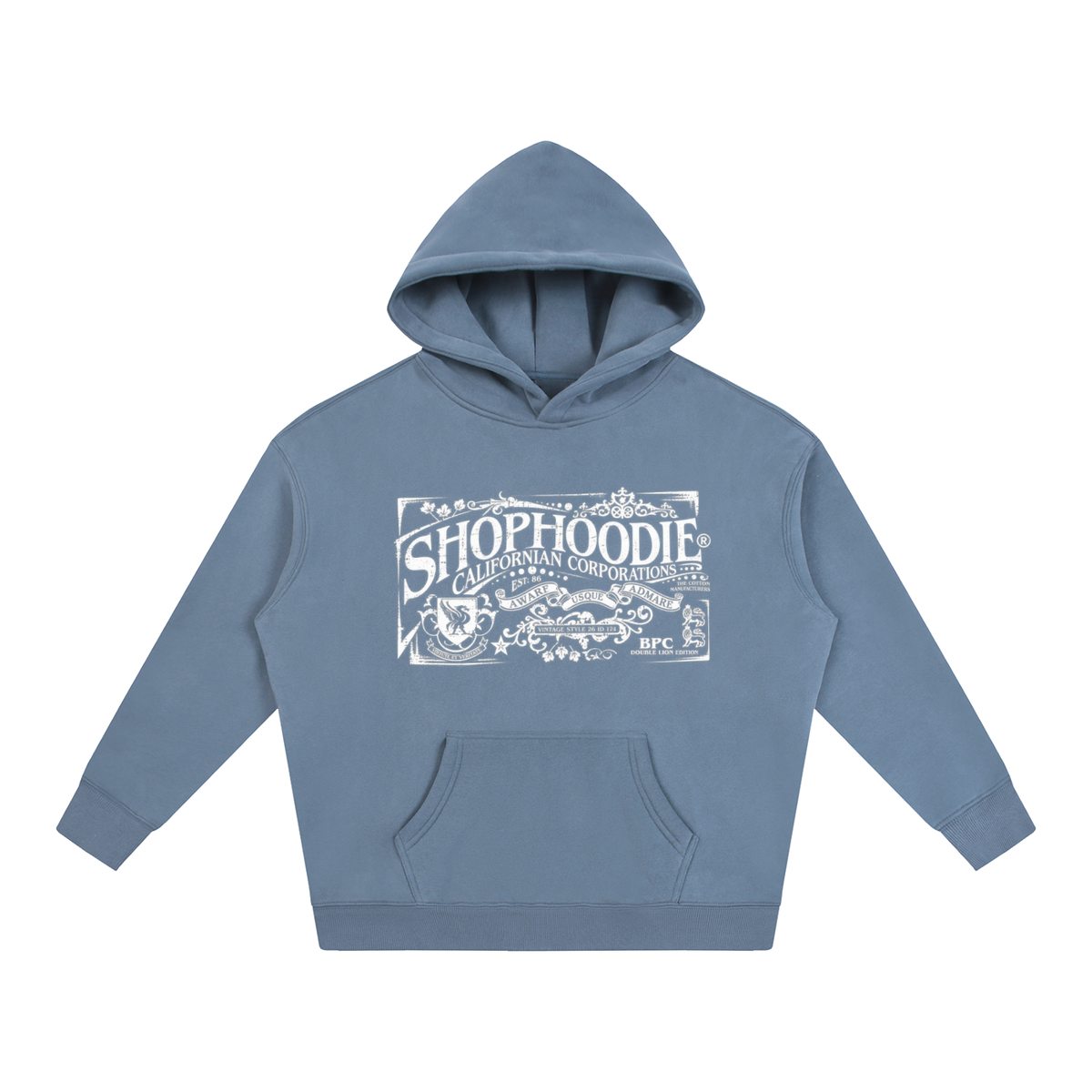 SHOPHOODIE® CALIFORNIA VARNAGE Oversized Fleeced Hoodie — 350 GSM