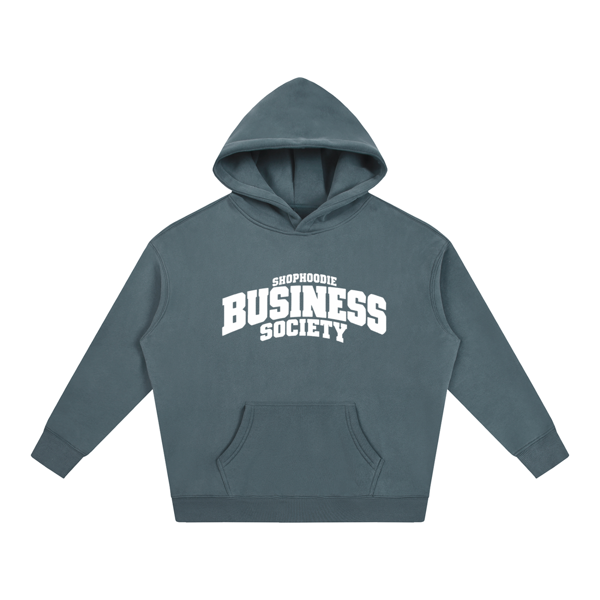 SHOPHOODIE® CAMPUS BUSINESS SOCIETY Oversized Fleece Hoodie — 350 GSM — view 25