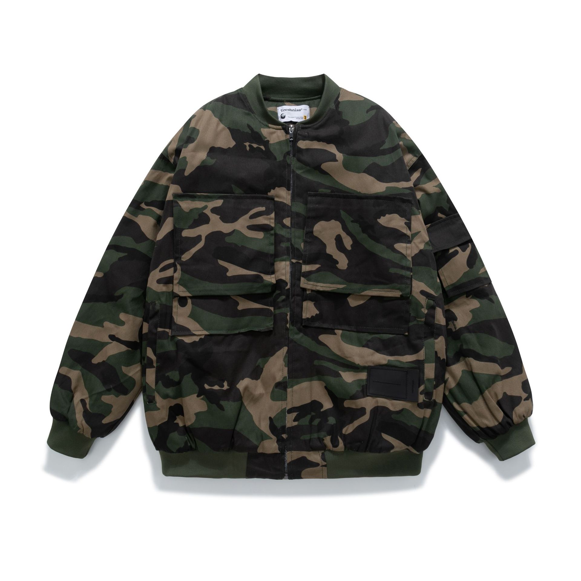Themed Camouflage Couple Street Fashion Jacket Work Jacket
