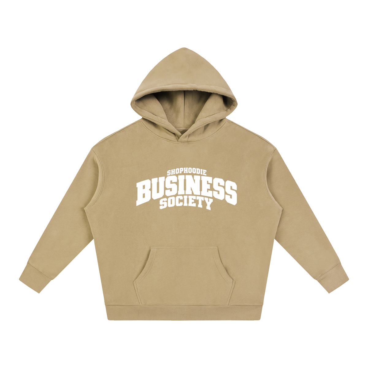 SHOPHOODIE® CAMPUS BUSINESS SOCIETY Oversized Fleece Hoodie — 350 GSM — view 9