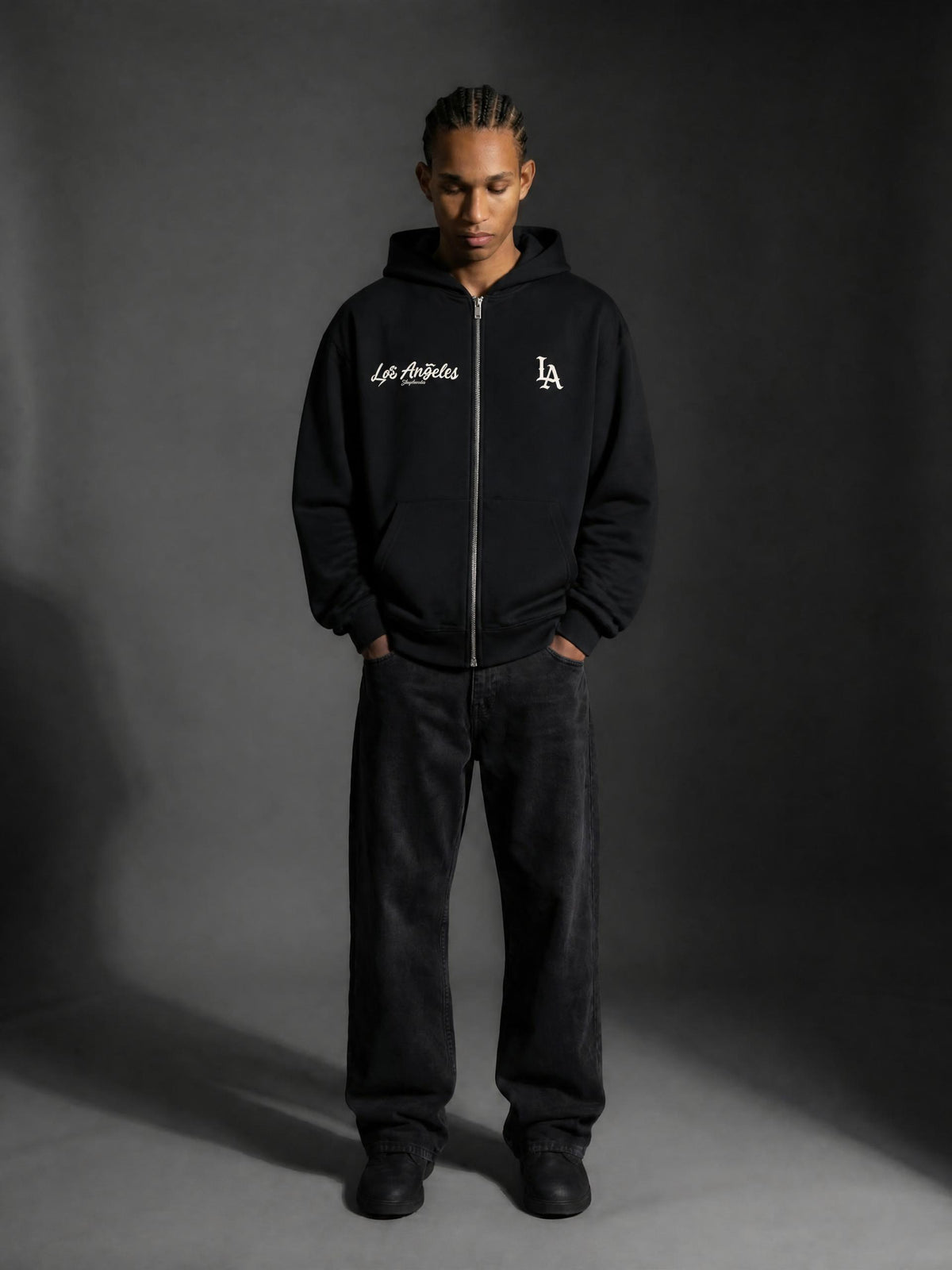 SHOPHOODIE® Los Angeles City of Angels LA Heavyweight Full-Zip Hoodie - product image 19