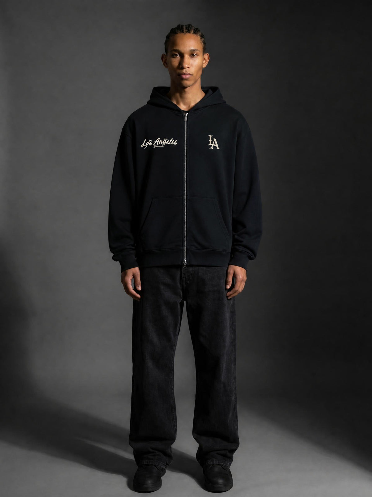 SHOPHOODIE® Los Angeles City of Angels LA Heavyweight Full-Zip Hoodie - product image 17