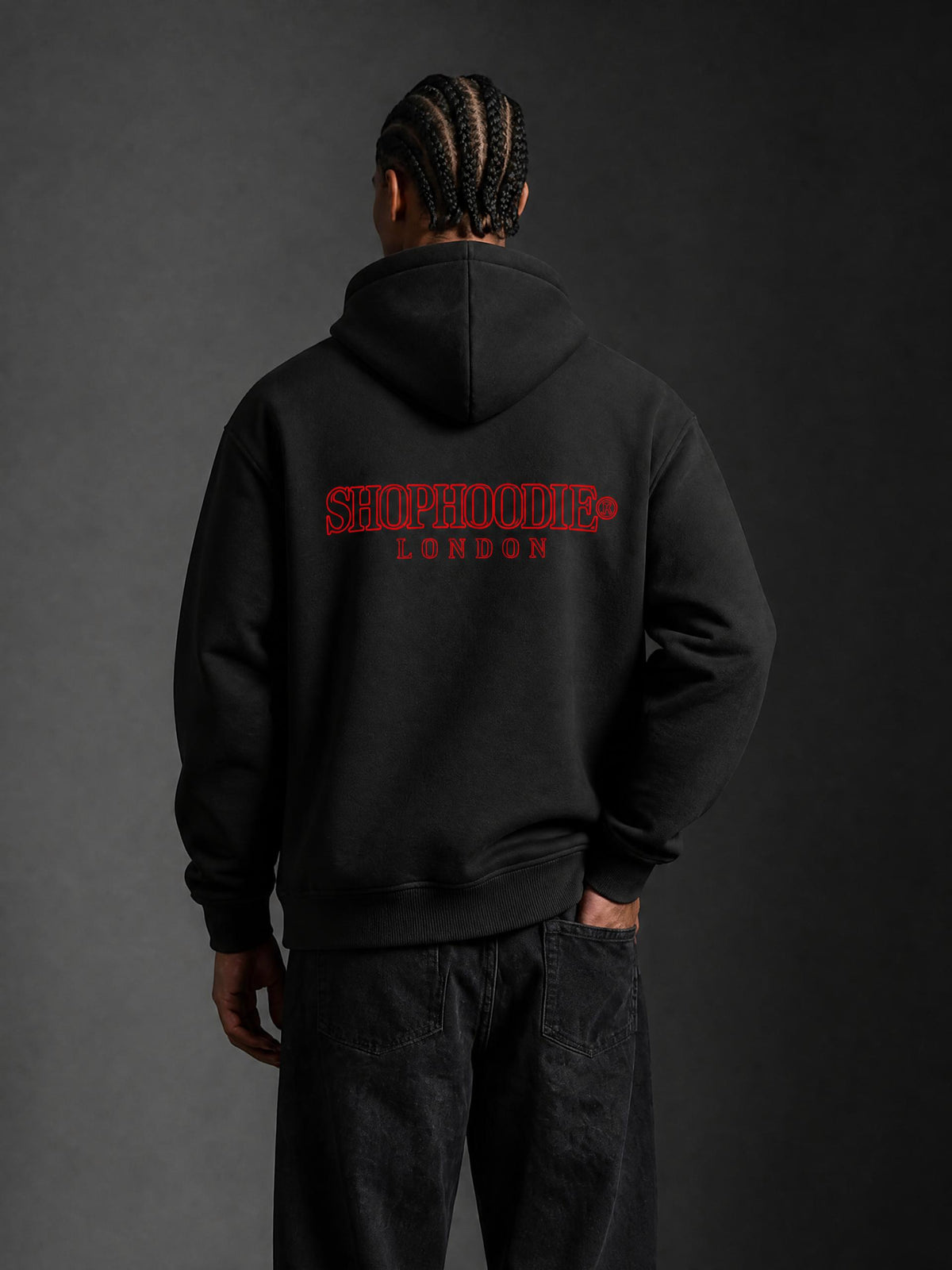 SHOPHOODIE® LONDON Sunfade Distressed Boxy Hoodie — 370 GSM product image 24