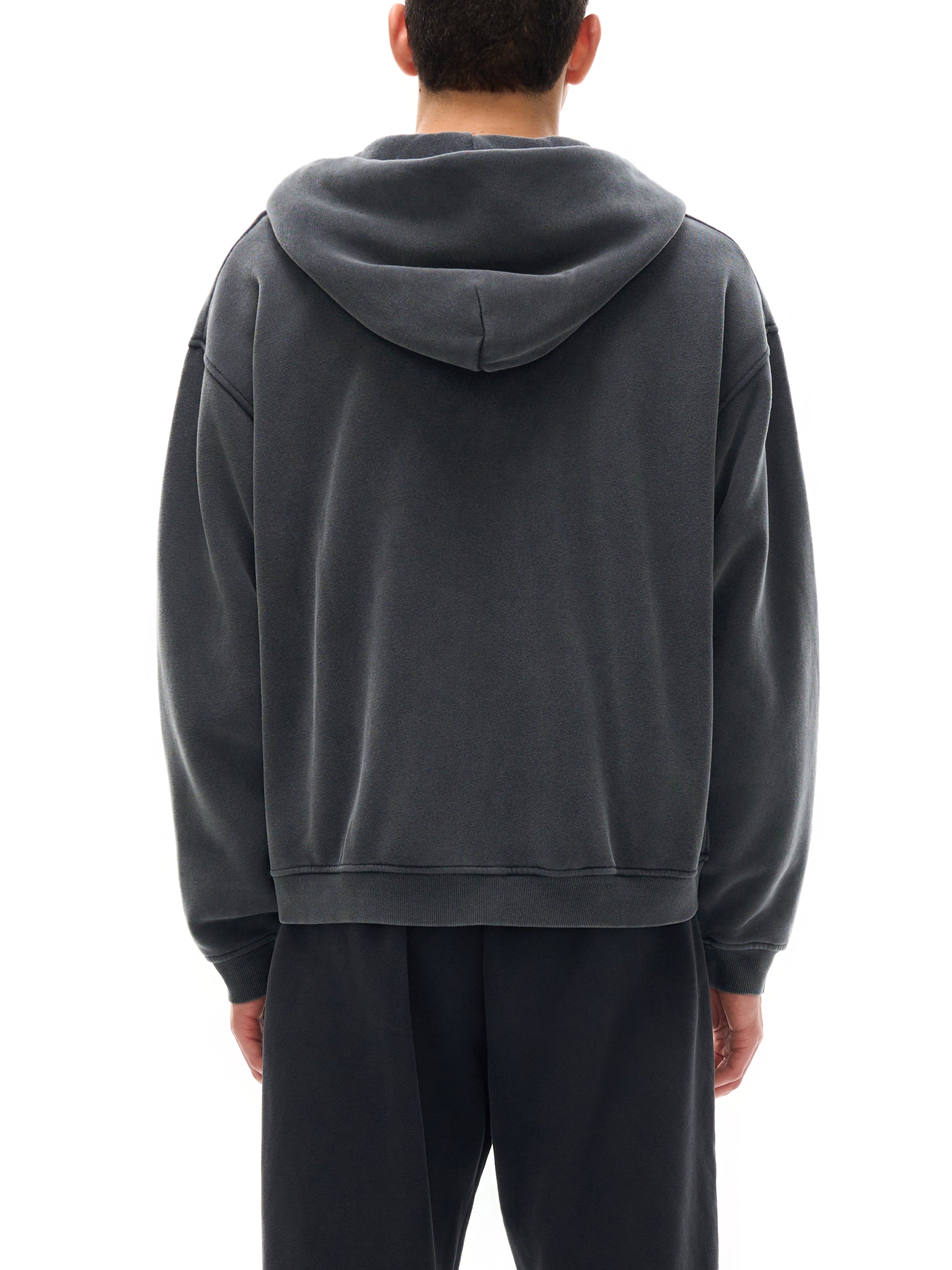 Sweat à capuche zippé en polaire carrée par Shop Hoodie