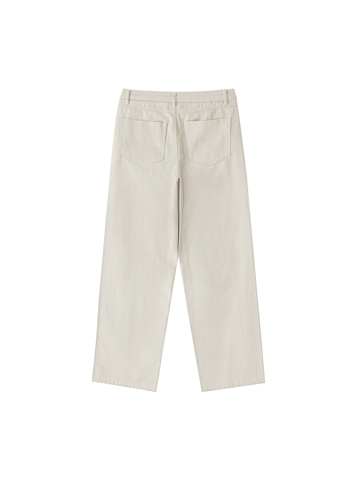 Heavyweight Cotton Straight-Leg Pants