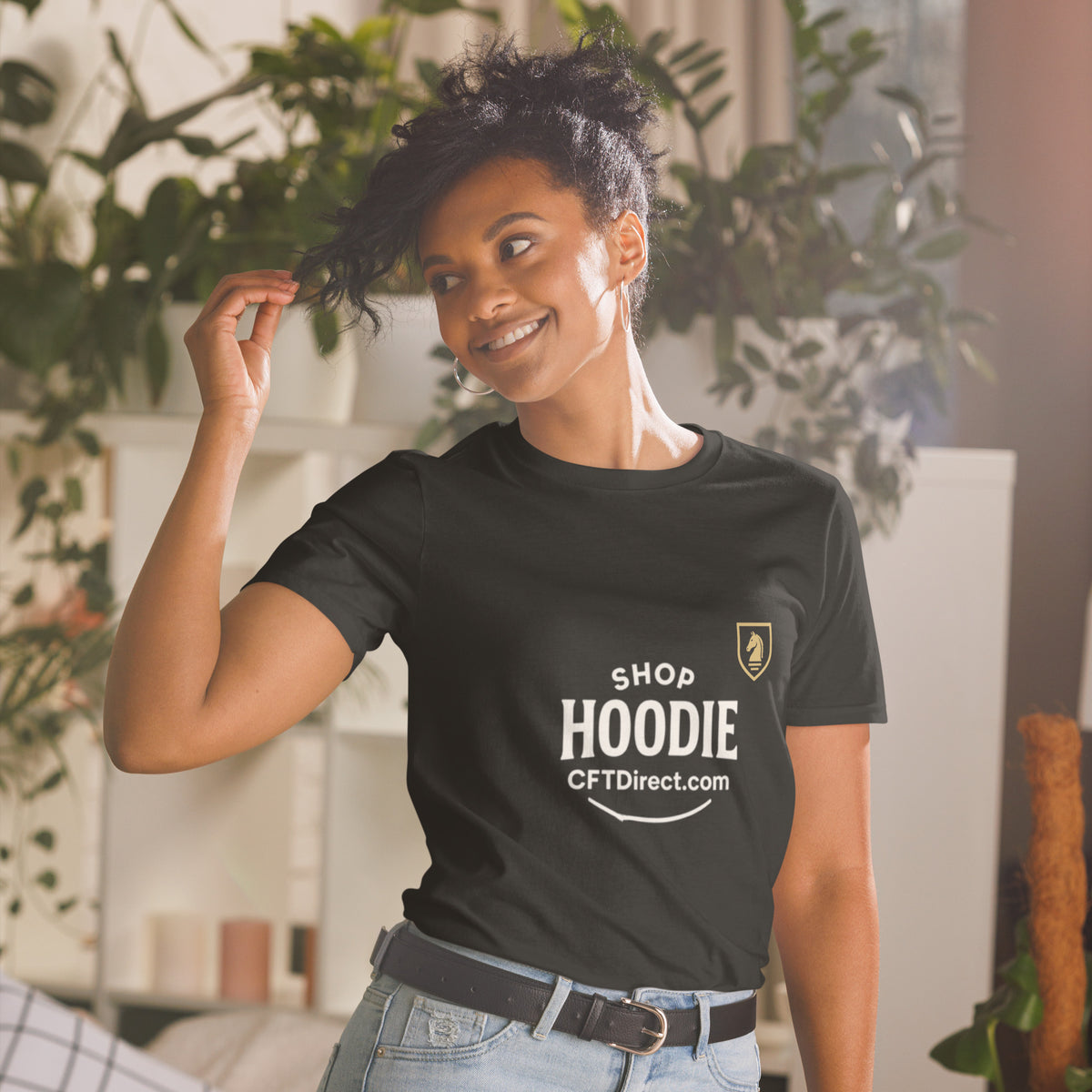 Kurzarm-Unisex-T-Shirt von Shop Hoodie