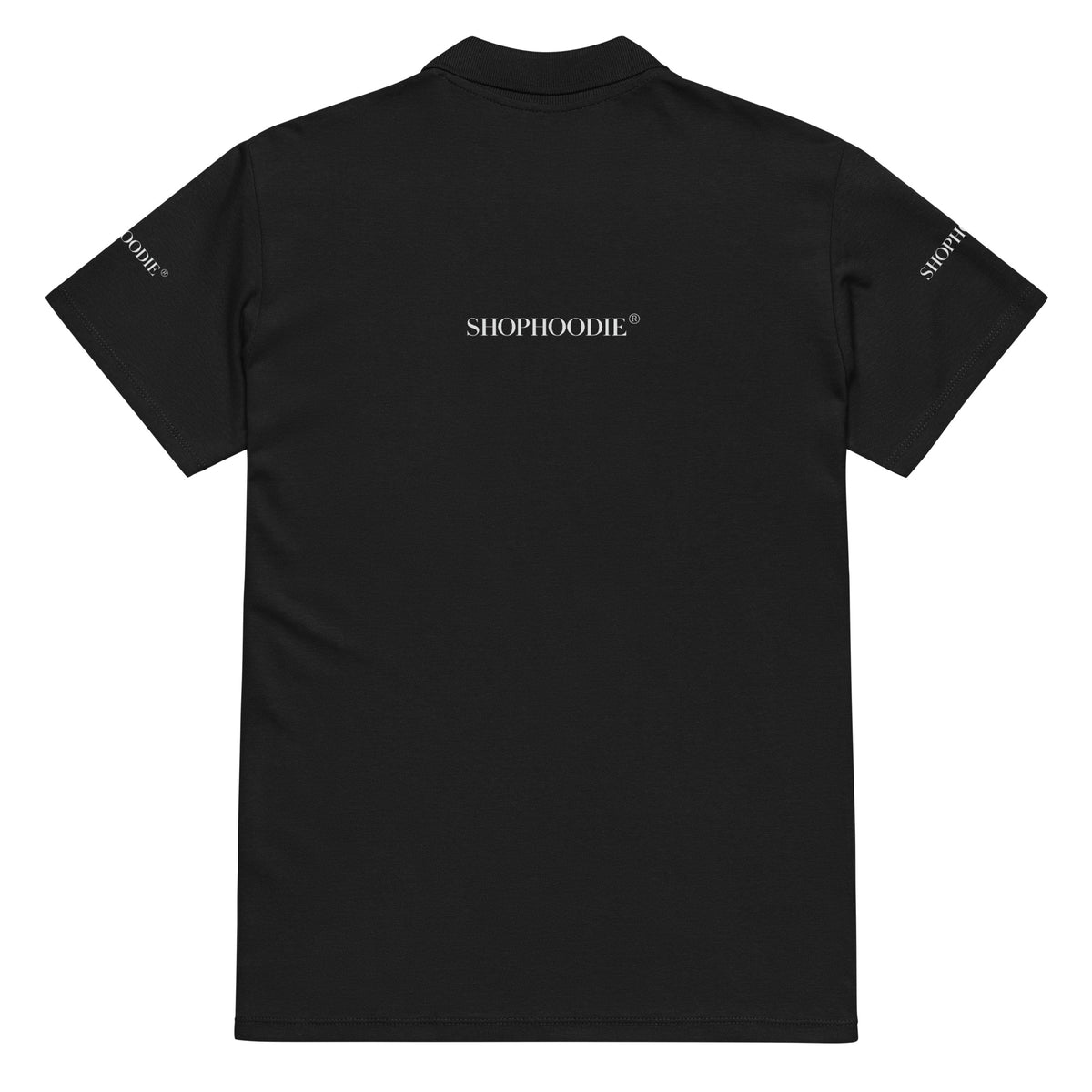 Hochwertiges Piqué-Poloshirt von Shop Hoodie — detail