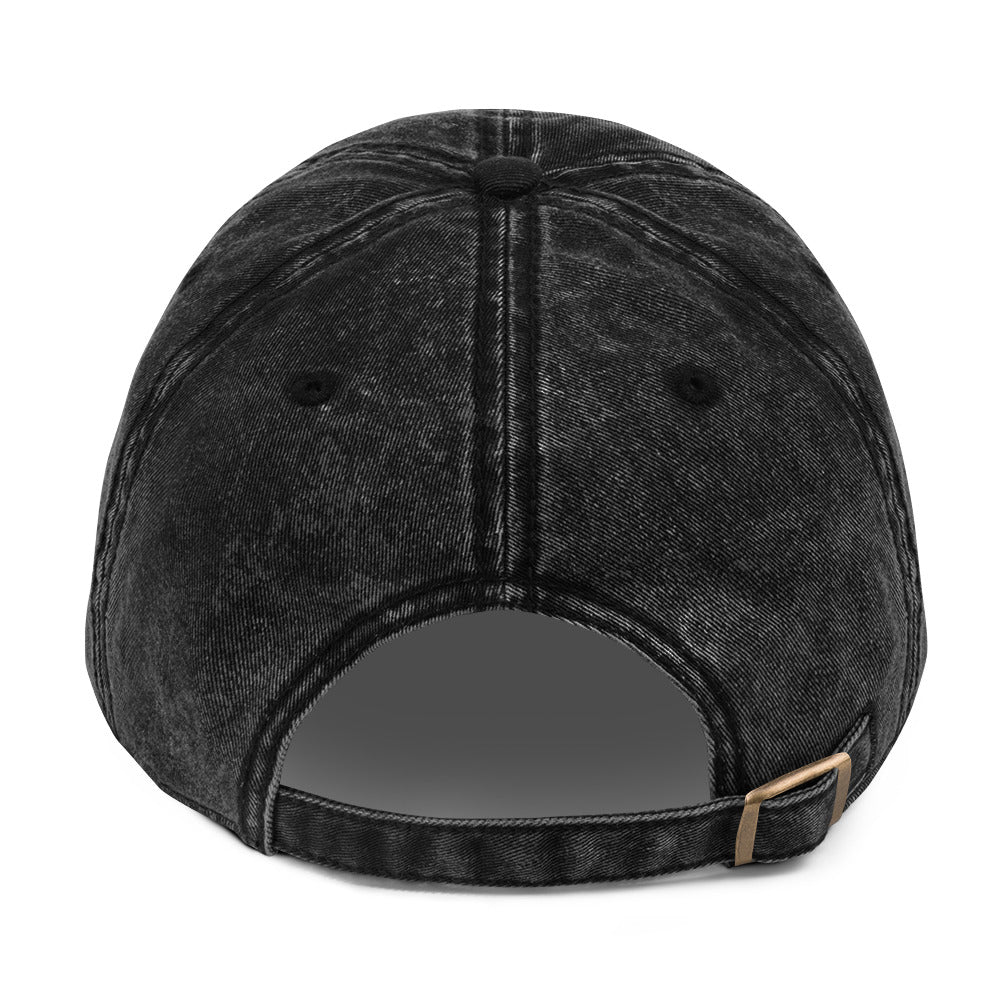 Vintage Cotton hat Twill Cap by SHOPHOODIE® — detail