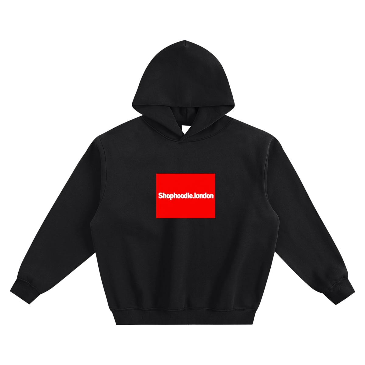 SHOPHOODIE® LONDON Fleeced Boxy Hoodie — 350 GSM featured in SHOPHOODIE® vs Off-White European fashion comparison