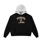 SHOPHOODIE NO GOOD DEEDS Unisex Fleece Raglan Color Block Hoodie