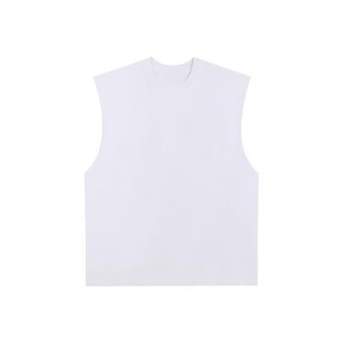 SHOPHOODIE Raw Edge Cotton Tank Top
