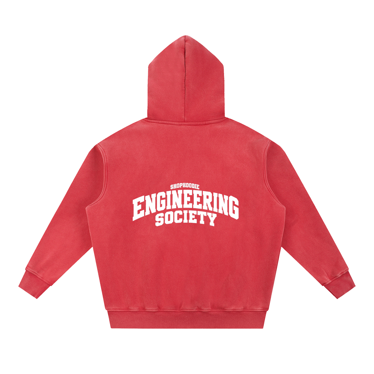 SHOPHOODIE® CAMPUS ENGINEERING SOCIETY Fleece Oversized Hoodie — 355 GSM — view 12