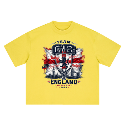 SHOPHOODIE® TEAM GB WORLD CUP 2026 BOXY OVERSIZED T-SHIRT