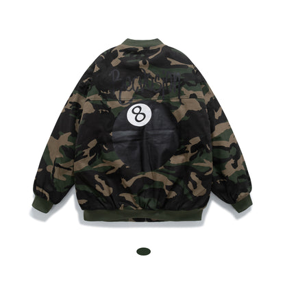 Themed Camouflage Couple Street Fashion Jacket Work Jacket