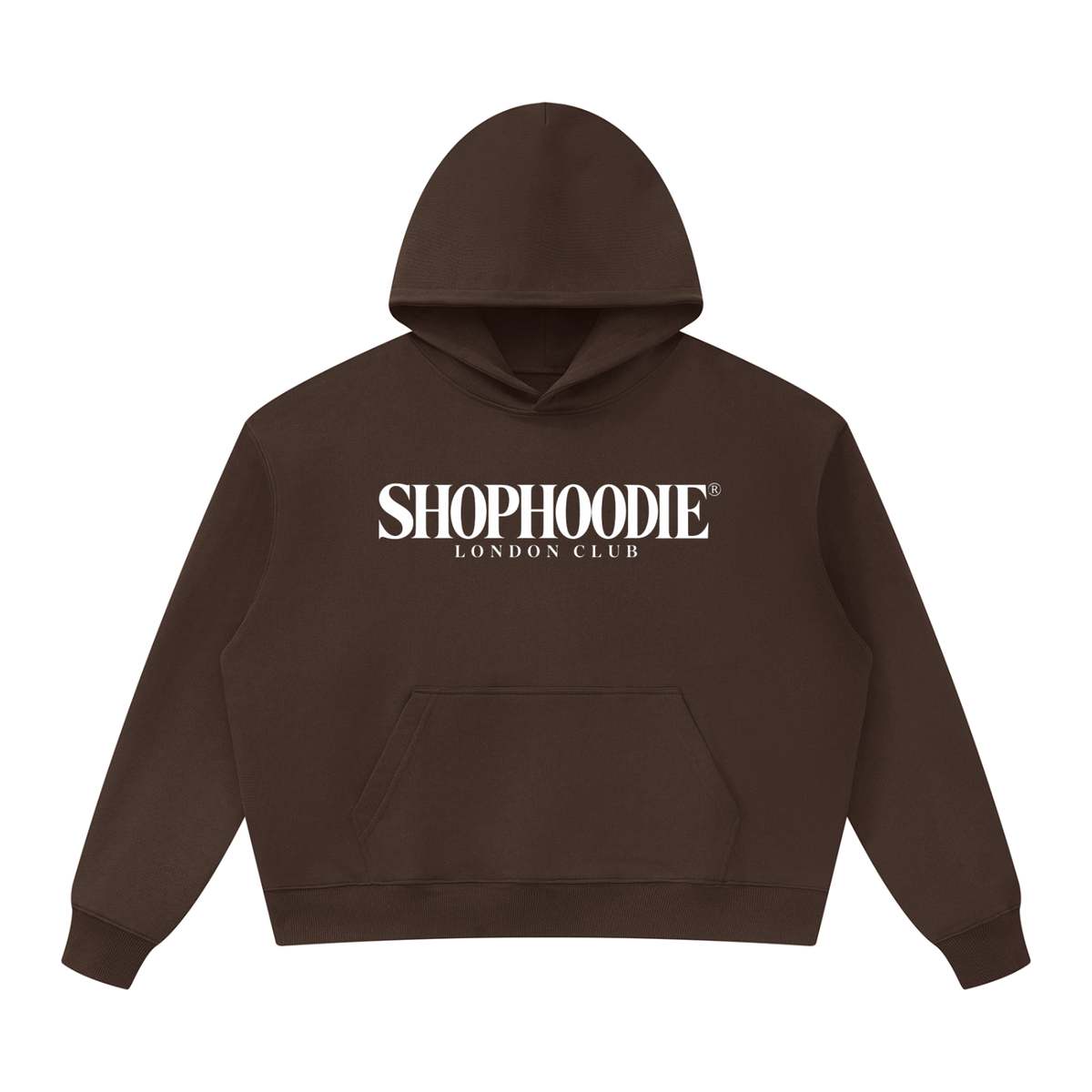 SHOPHOODIE® London Club oversized heavyweight 530 GSM hoodie – product photograph 3 of 8
