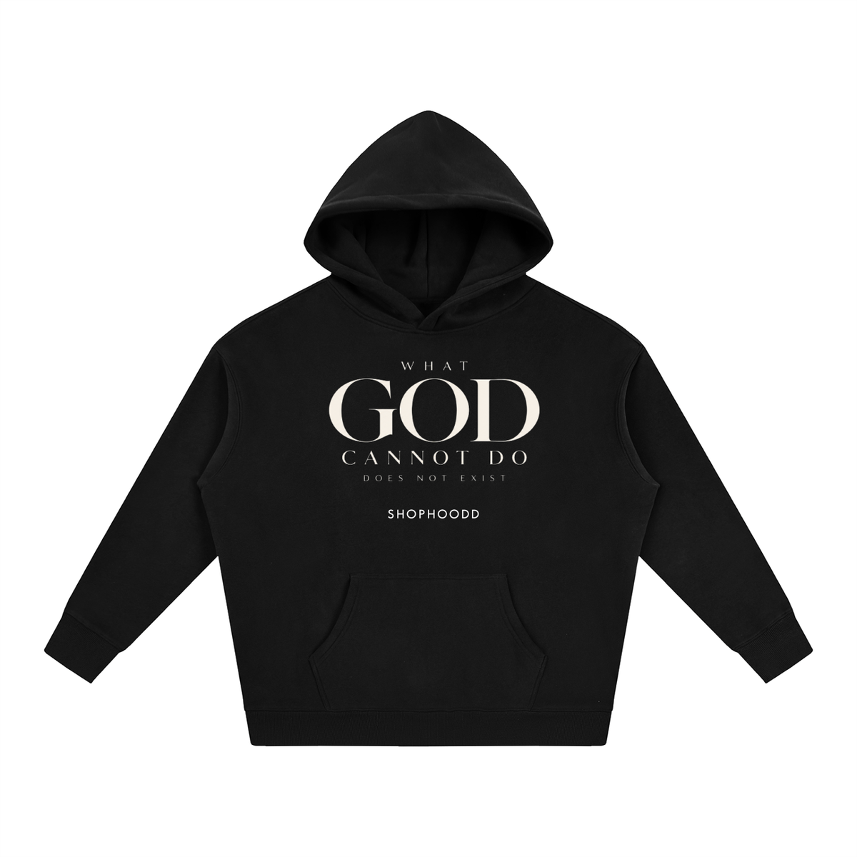 SHOPHOODIE LONDON Faith 350 GSM unisex oversized fleeced hoodie – product image 1