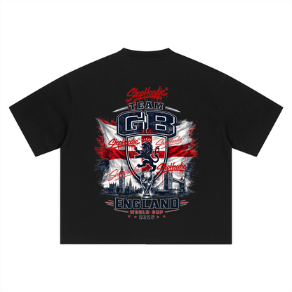 SHOPHOODIE® TEAM GB WORLD CUP 2026 BOXY OVERSIZED T-SHIRT