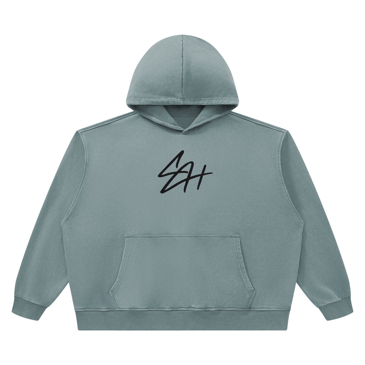 SHOPHOODIE® SH SIGNATURE Heavyweight Vintage Wash Boxy Hoodie — 420 GSM — view 3