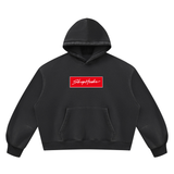 SHOPHOODIE BOX LOGO Vintage Wash Boxy  Hoodie