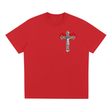 SHOPHOODIE CRUCIFIX CREST Sorona Quick-Dry Cooling T-Shirt