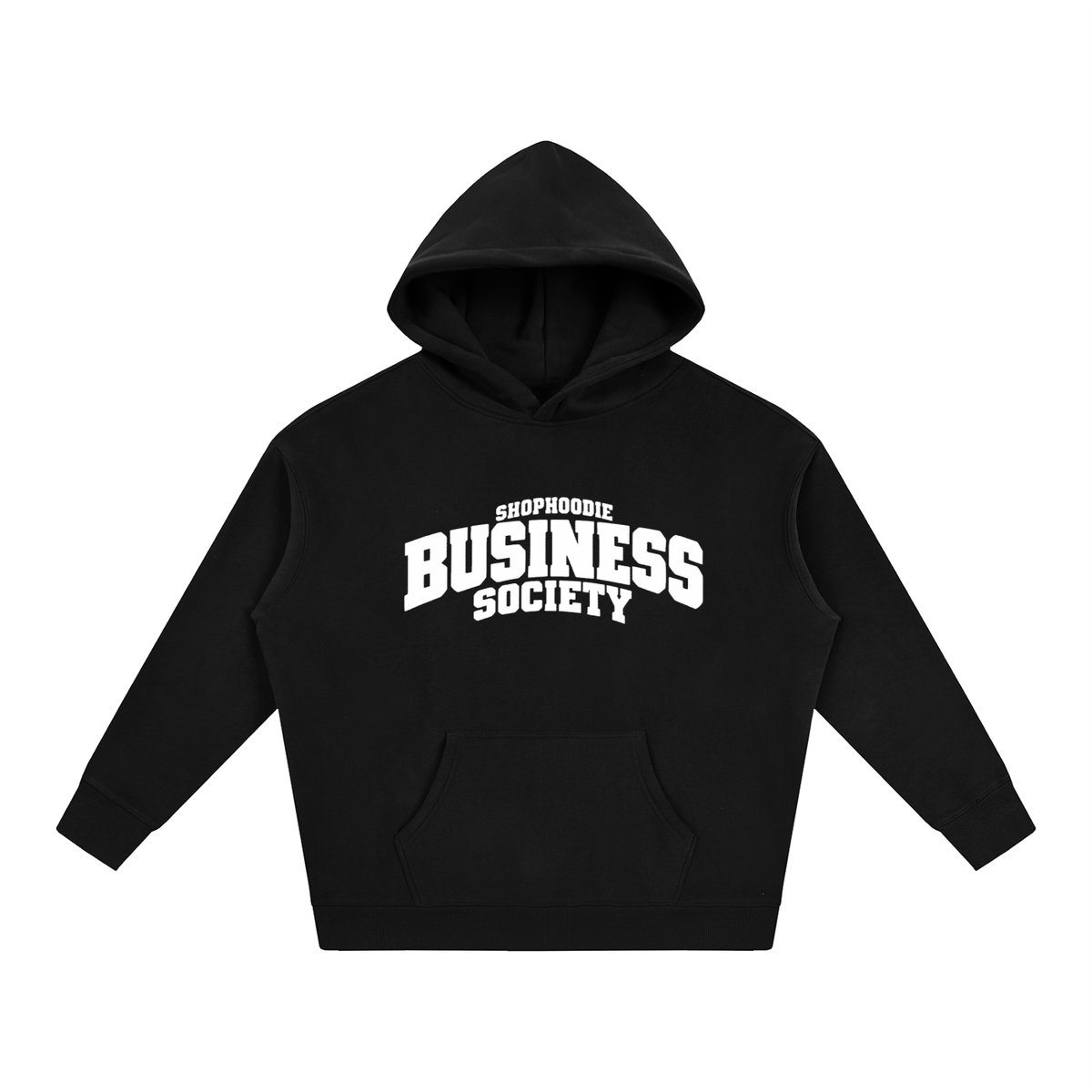 SHOPHOODIE® CAMPUS BUSINESS SOCIETY Oversized Fleece Hoodie — 350 GSM — view 1