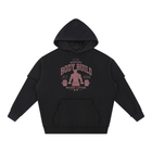 Shophoodie® Body Build Snow Washed Raw Edge Double Layered Hoodie