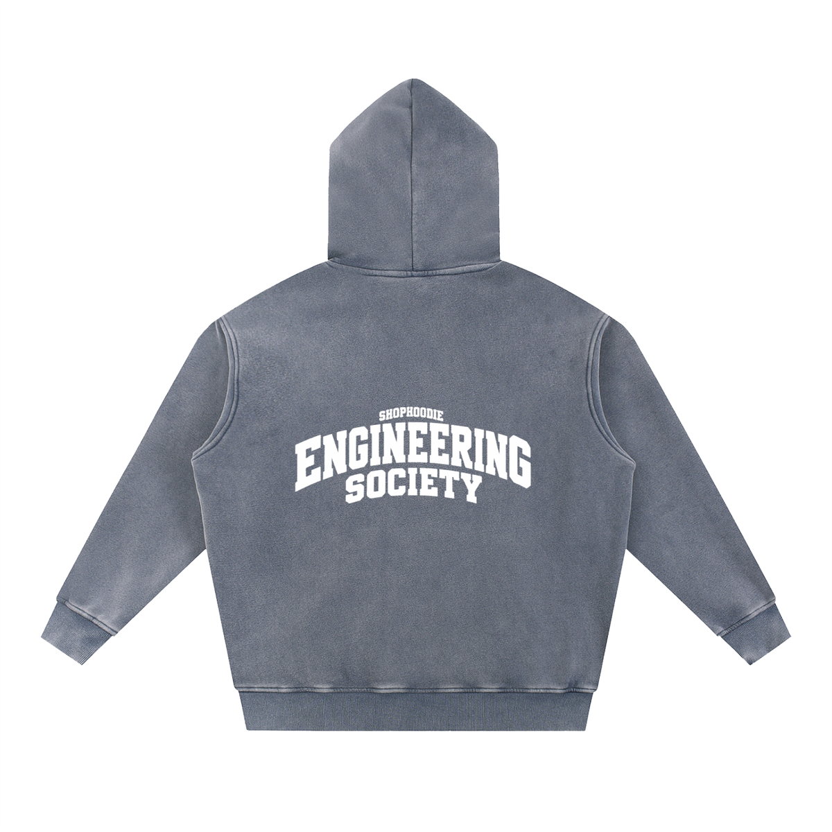SHOPHOODIE® CAMPUS ENGINEERING SOCIETY Fleece Oversized Hoodie — 355 GSM — view 10