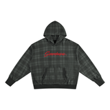 SHOPHOODIE Plaid Color Block Hoodie