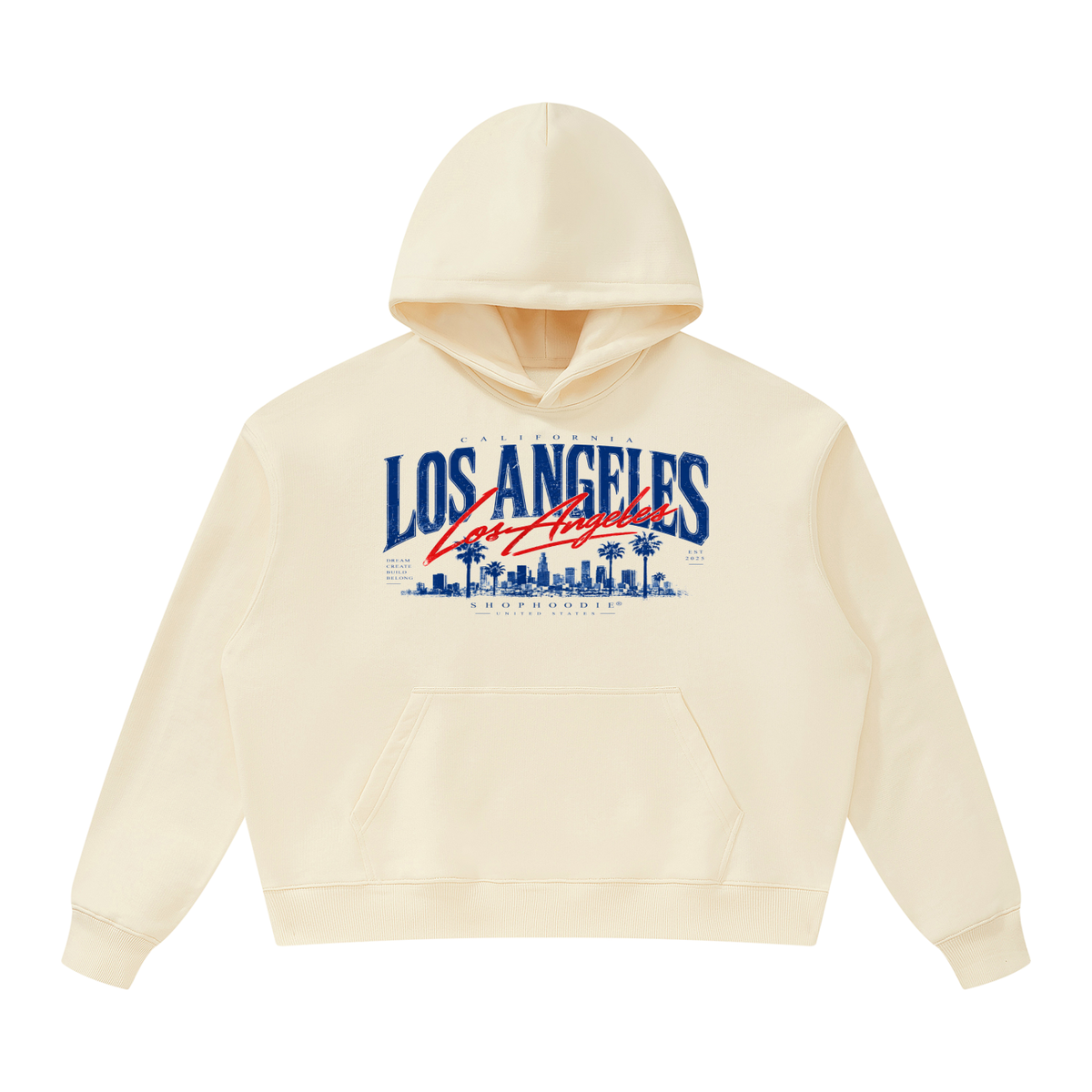 SHOPHOODIE® AVANT Los Angeles Hoodie Neutral Tones — top half of this complete set, further view