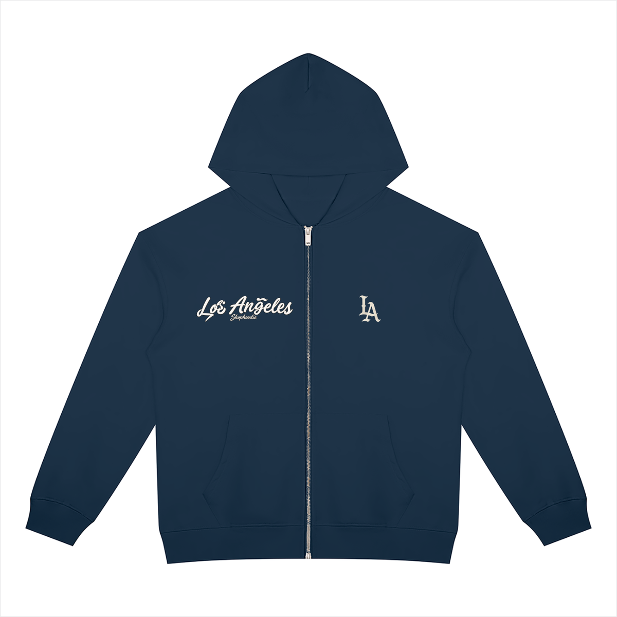 SHOPHOODIE® Los Angeles City of Angels LA Heavyweight Full-Zip Hoodie - product image 11