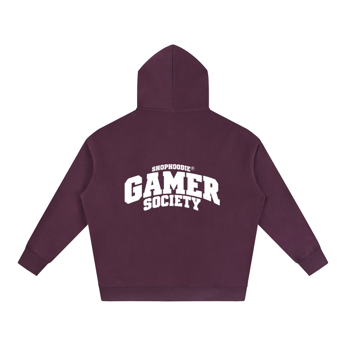 SHOPHOODIE® CAMPUS GAMER SOCIETY Oversized Fleece Hoodie — 350 GSM — view 28