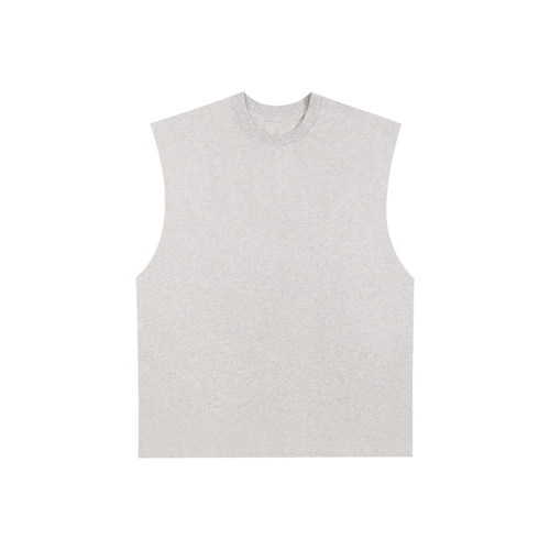SHOPHOODIE Raw Edge Cotton Tank Top