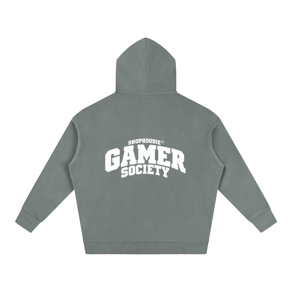 SHOPHOODIE® CAMPUS GAMER SOCIETY Oversized Fleece Hoodie — 350 GSM — view 20