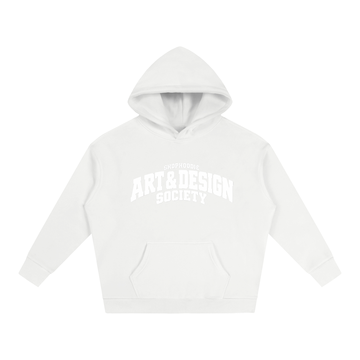 SHOPHOODIE® CAMPUS ART & DESIGN SOCIETY Oversized Fleece Hoodie — 350 GSM — view 3