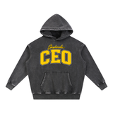 SHOPHOODIE® CEO Unisex Oversized Washed Fleece Hoodie — 355 GSM