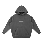 Snow Washed Raw Edge Double Prestige Layered Hoodie By Shop Hoodie
