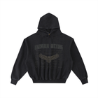 SHOPHOODIE HUMAN BEING-EAGLE WINGS Frayed Enzyme Washed Fleece Hoodie