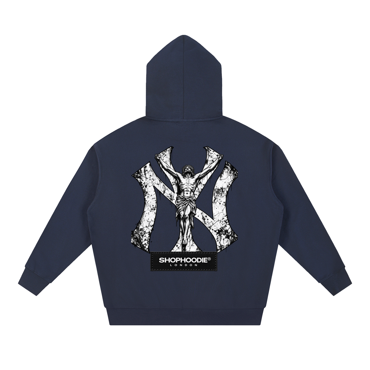 SHOPHOODIE® LONDON AVANT NY 430 GSM oversized heavyweight hoodie — product photograph 20
