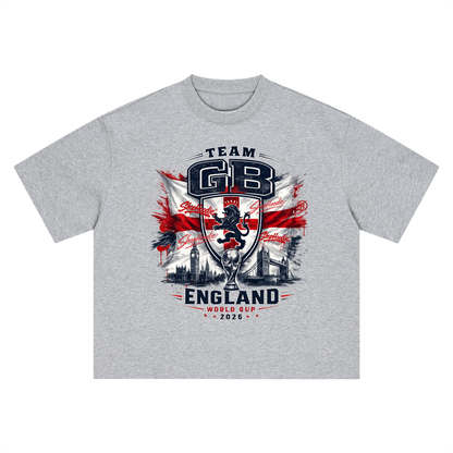 SHOPHOODIE® TEAM GB WORLD CUP 2026 BOXY OVERSIZED T-SHIRT